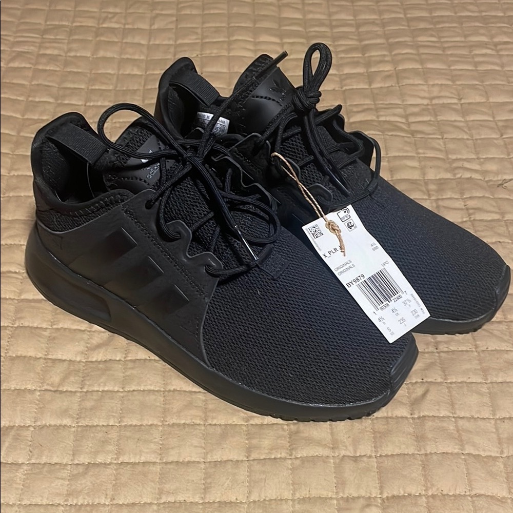 Adidas Triple Black Athletic Shoes